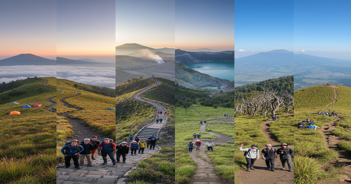 5 Gunung di Indonesia yang Cocok untuk Pendaki Pemula