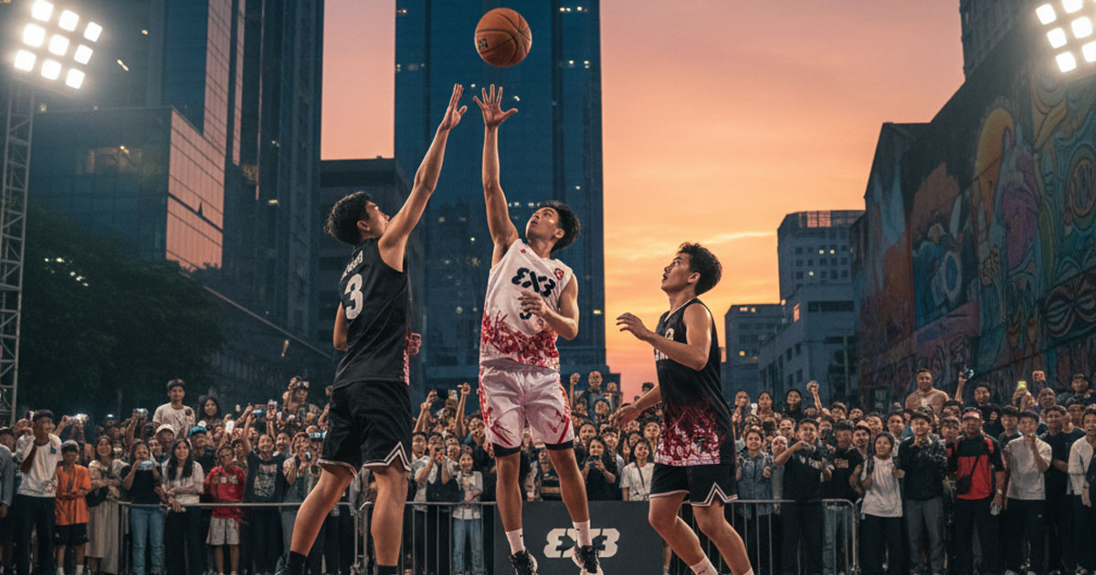Basket 3x3 di Indonesia Olahraga Cepat yang Kian Digemari Anak Muda