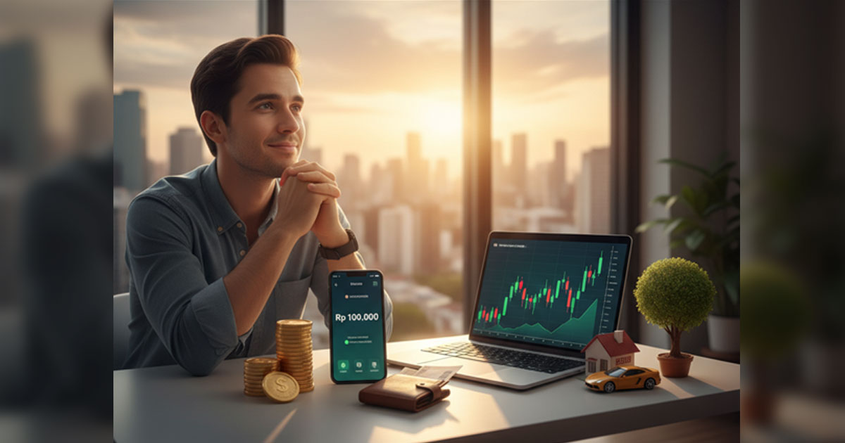 Investasi Saham Modal 100 Ribu, Bisa Jadi Kaya Beneran?