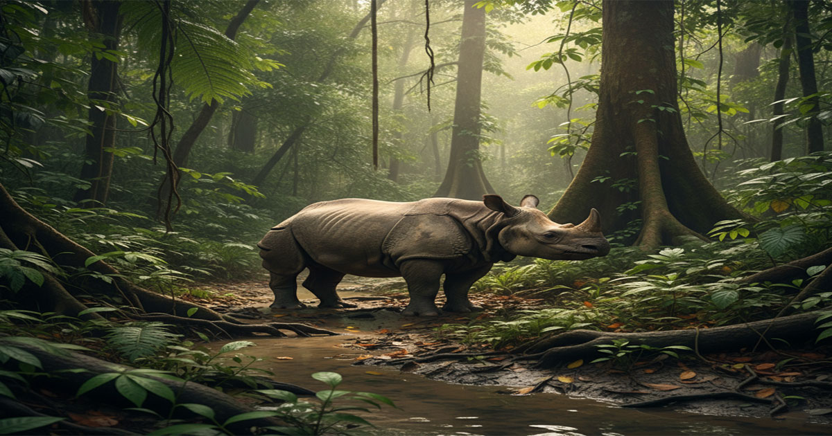 Melihat Badak Jawa di Habitat Aslinya di Taman Nasional Ujung Kulon