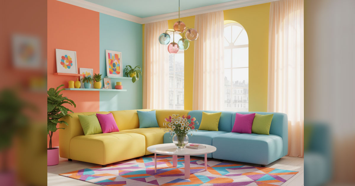 Tren Interior Warna Cerah yang Lagi Hits dan Bikin Semangat