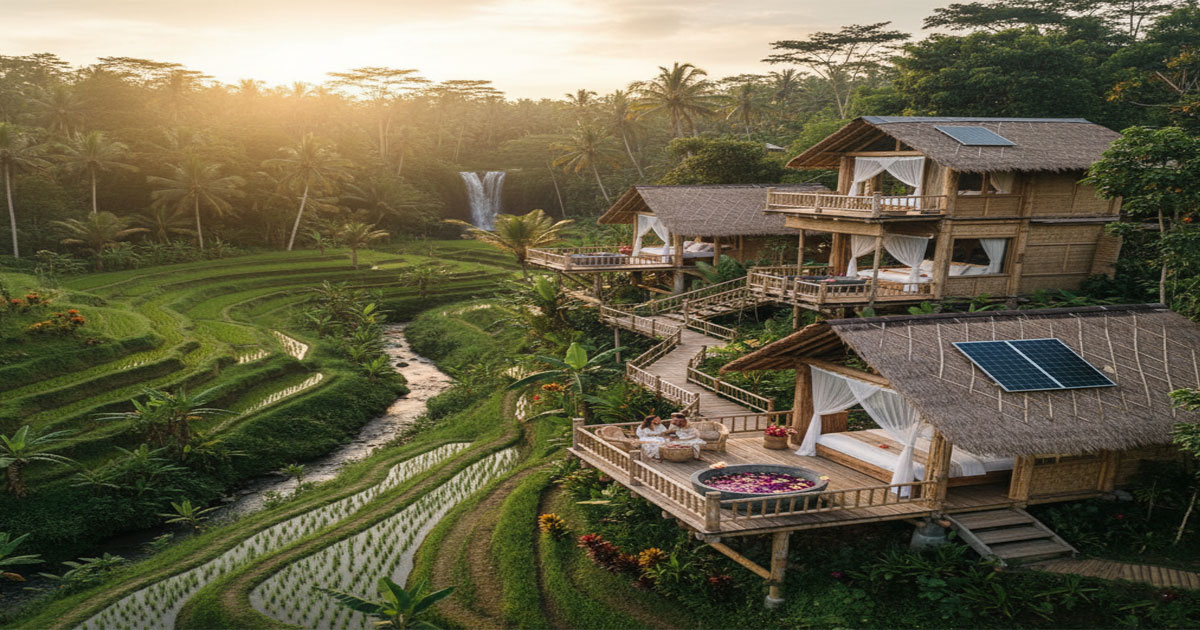 Tren Menginap di Eco Lodge Ramah Lingkungan di Ubud Bali